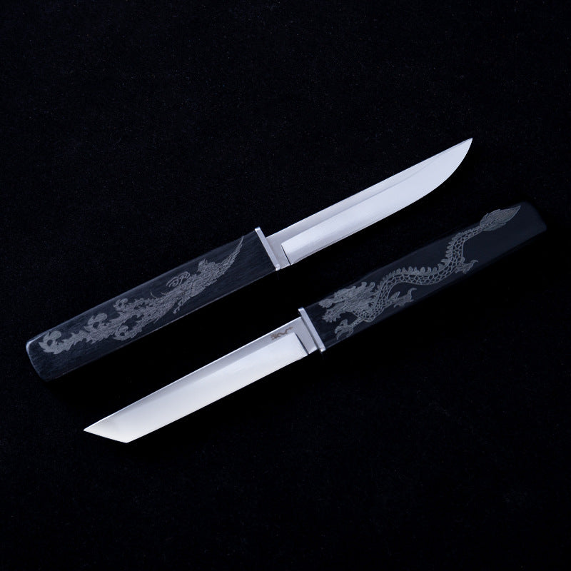 Limited Edition Onyx Black Dual Samurai Chef Knife