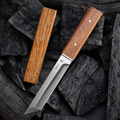 Oak Brown Traditional Samurai Chef Knife